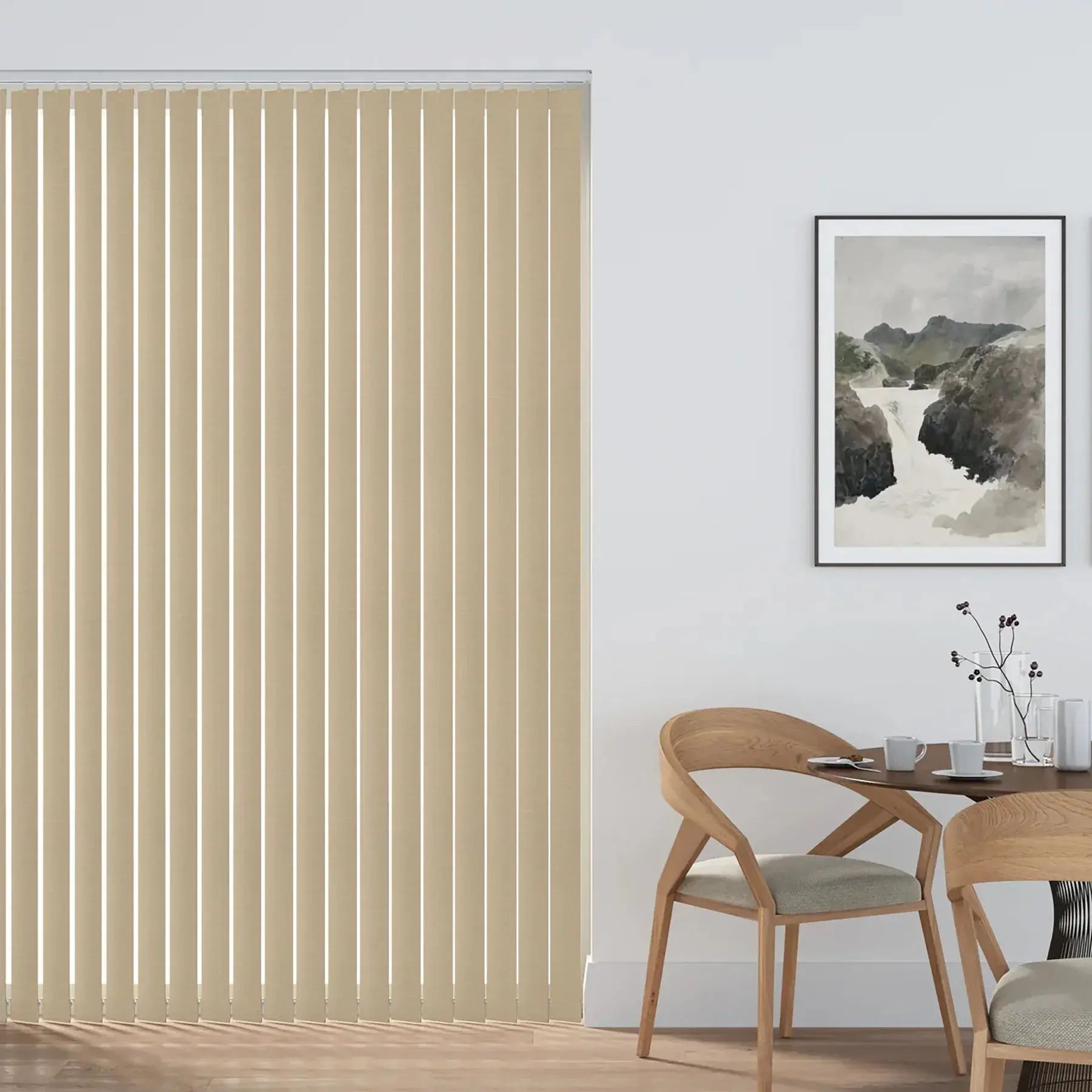 Kia Vertical Blinds Beige