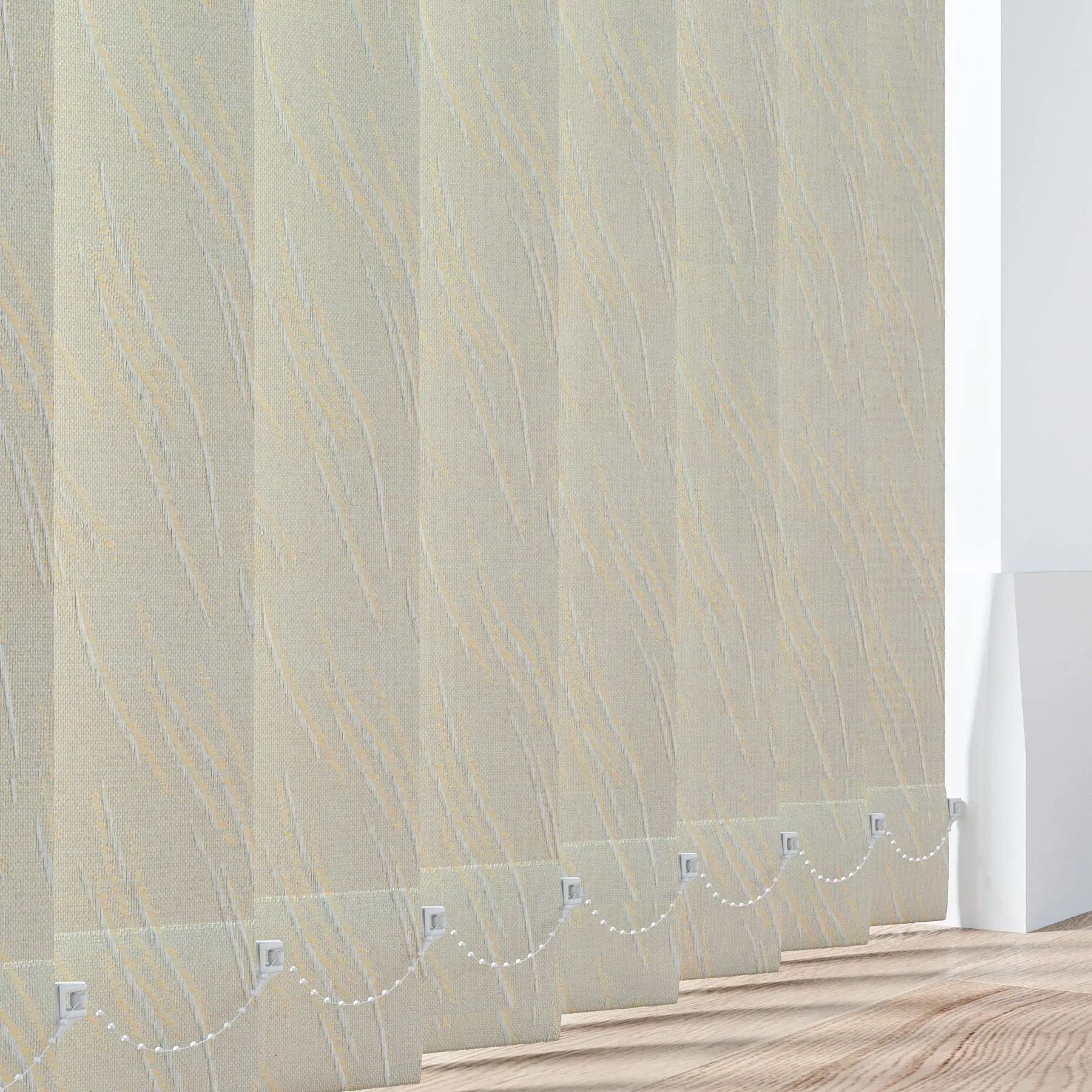 Atlantic Vertical Blinds in Cream — made-to-measure blinds