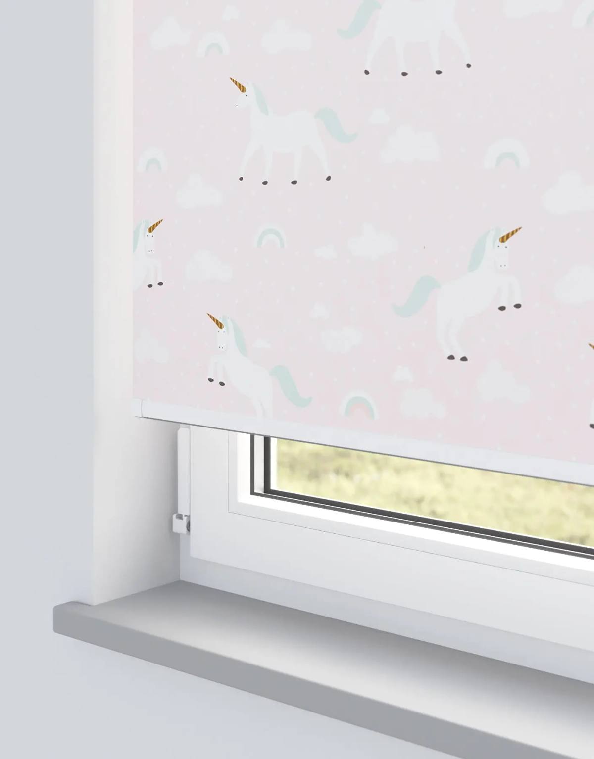 Eunice Roller Blinds fitted in a British home