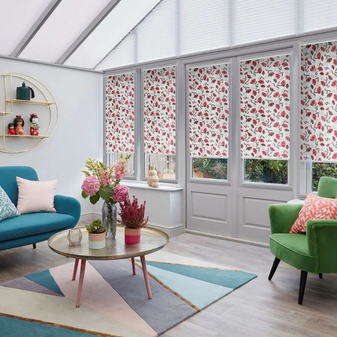Zahara in Chilli — made-to-measure blinds