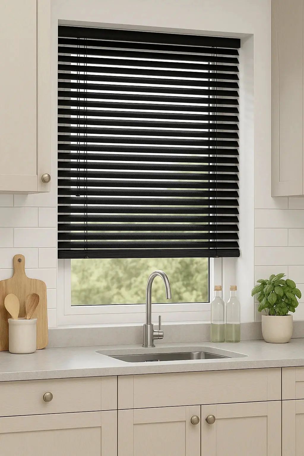 Sparkle Venetian Blinds Black Metal Venetian Blind
