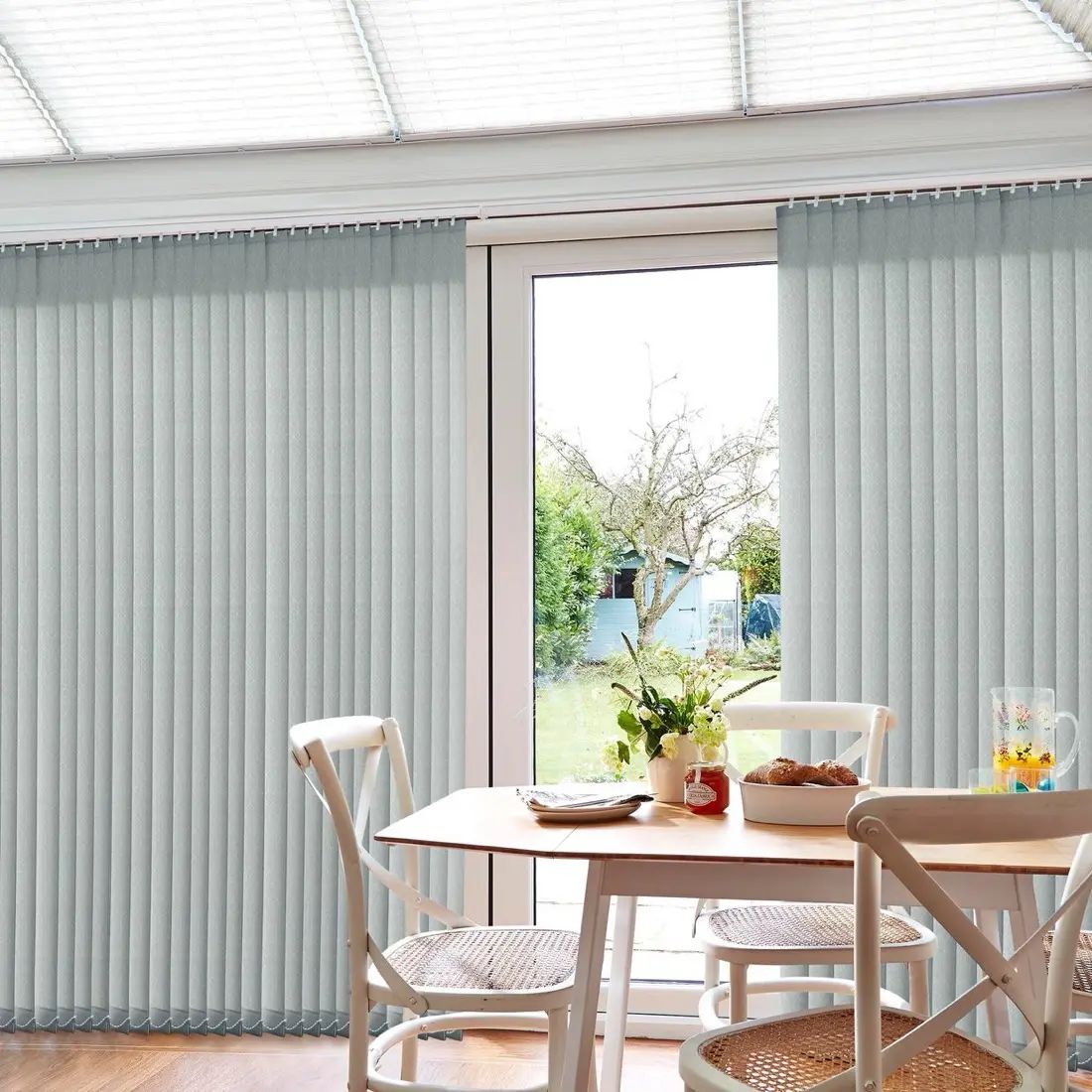 Faraday in Light Blue — made-to-measure blinds