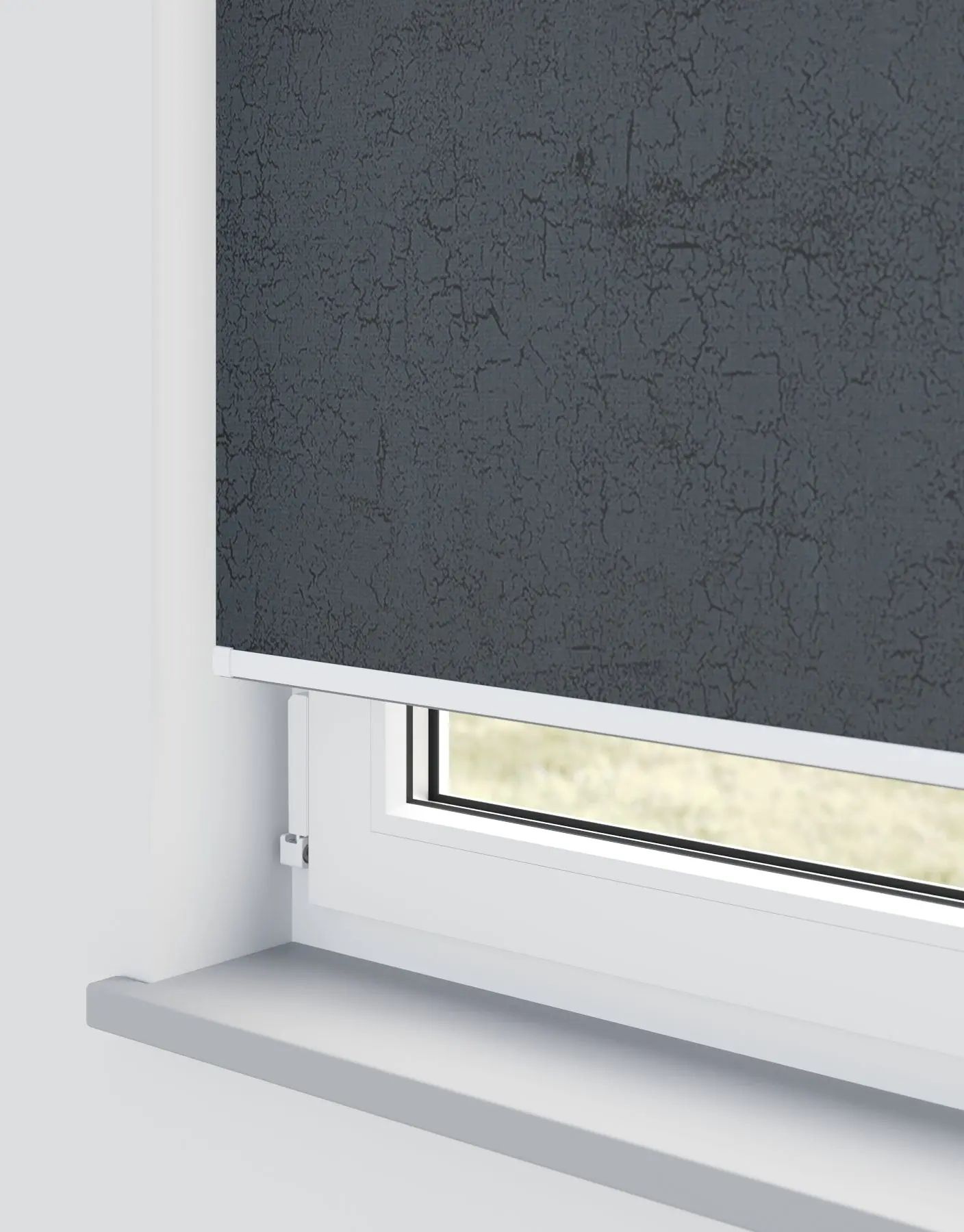 Boston Fr Roller Blinds Electric Black