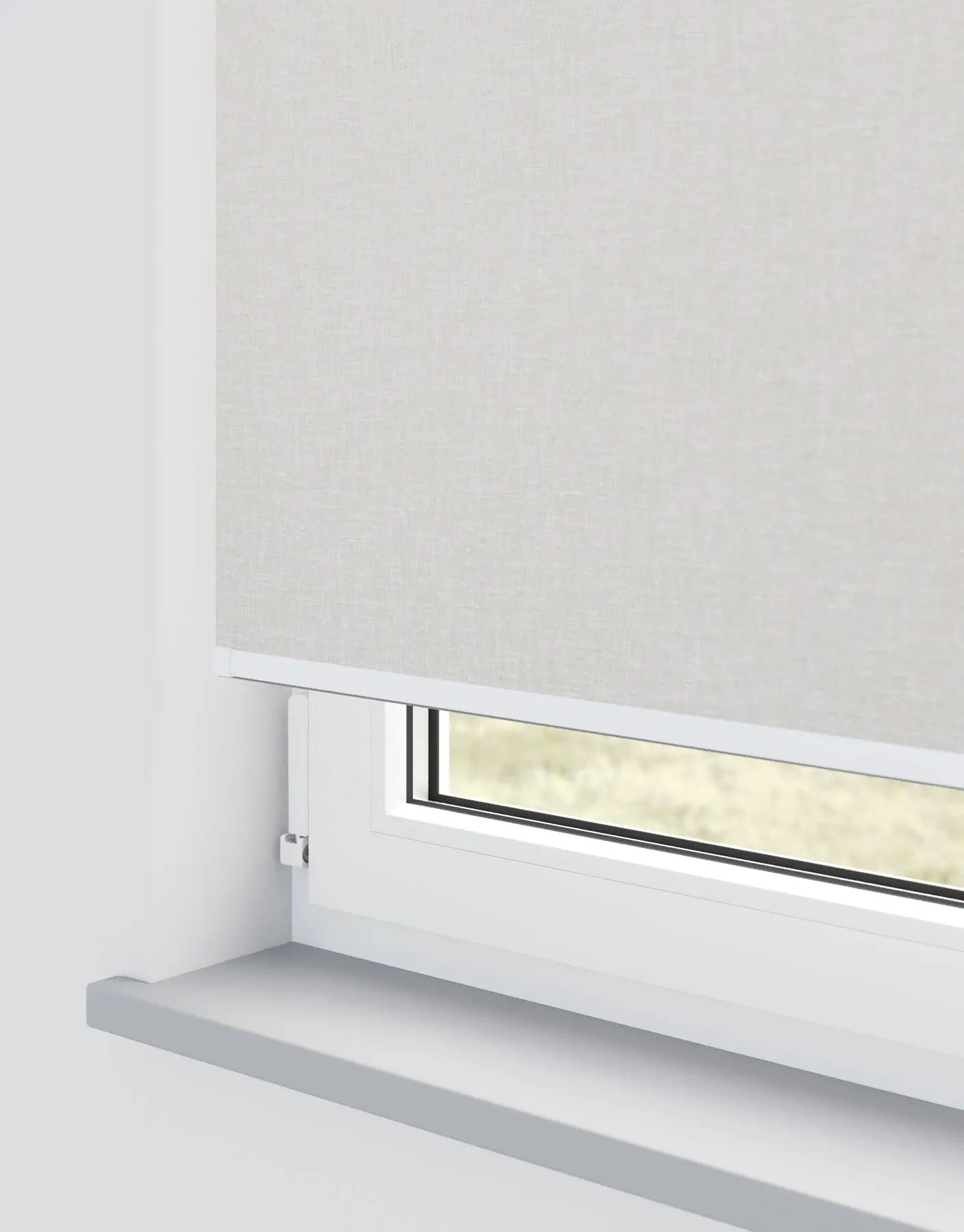 Kaila Roller Blinds in Smoke — made-to-measure blinds