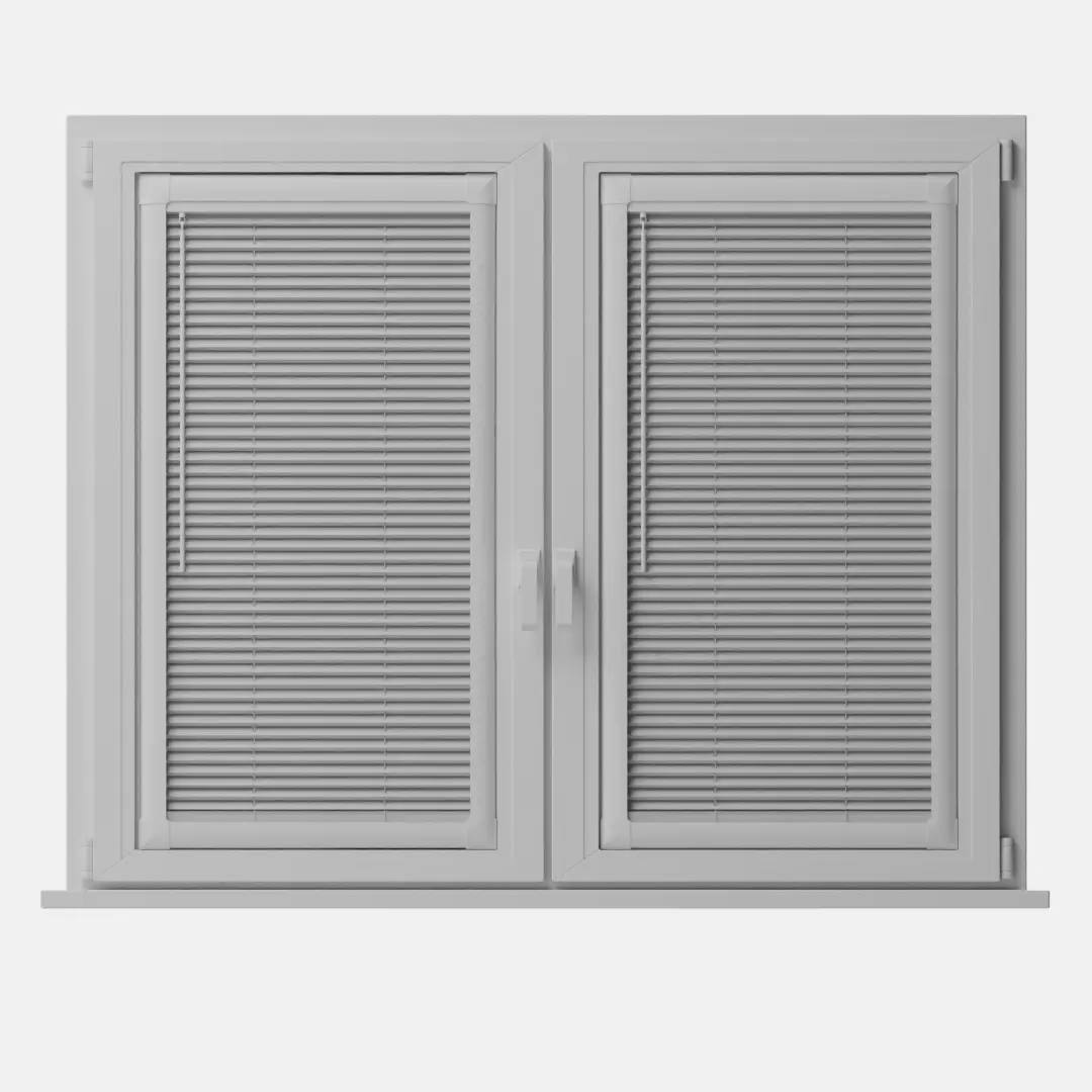 Perfect Fit No Drill Wooden Wooden Blinds fitted in a British home