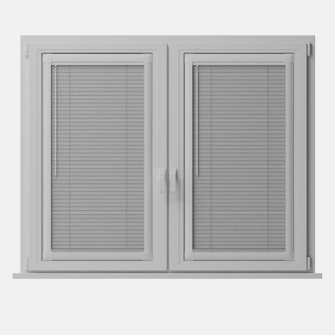 Perfect Fit No Drill Metal Venetian Blinds fitted in a British home