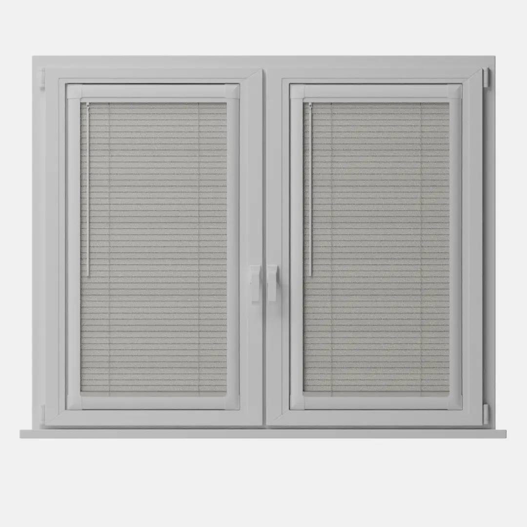 Perfect Fit No Drill Metal Venetian Blinds fitted in a British home