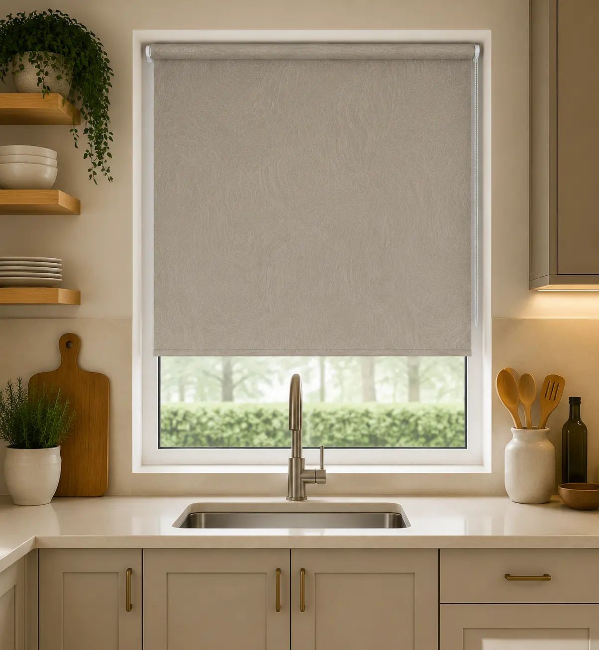 Havana PVC Roller Blinds Beige