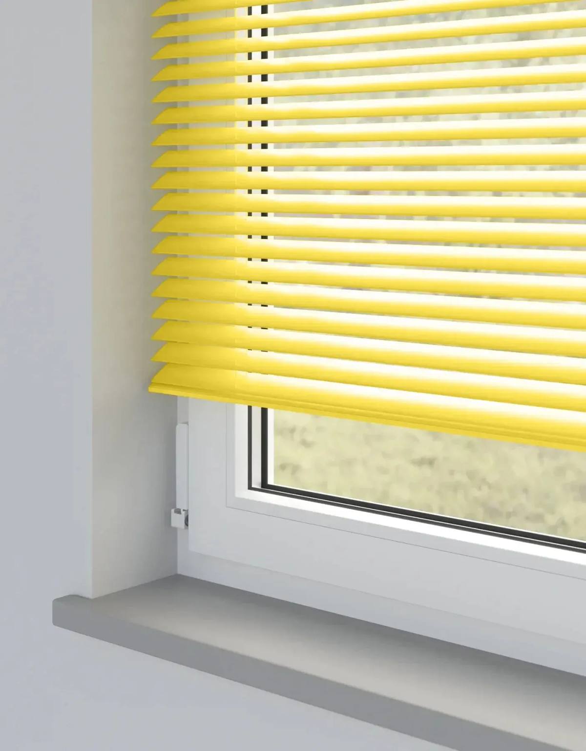 Buttercup Metal Venetian Venetian Blinds fitted in a British home