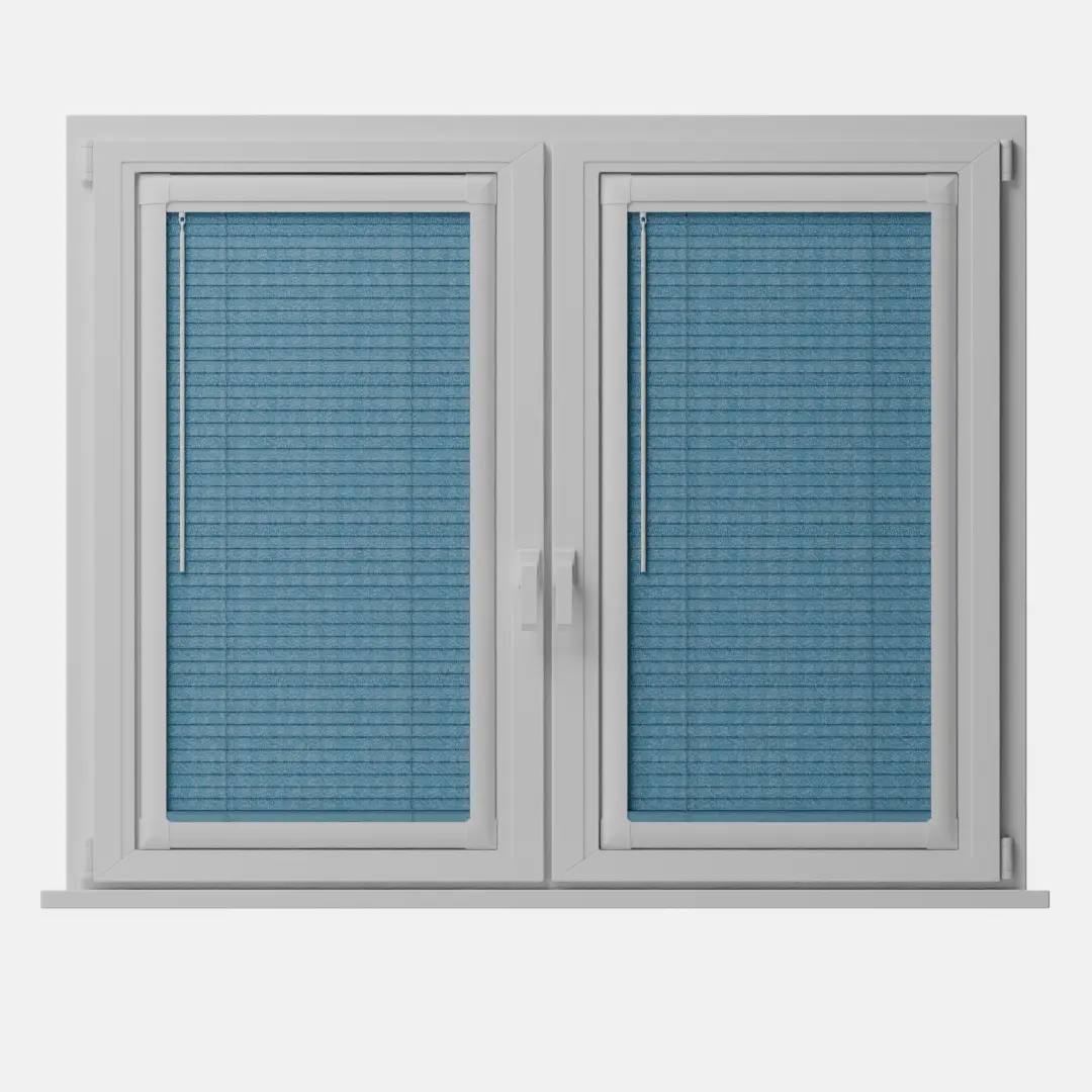 Perfect Fit No Drill Metal Venetian Blinds fitted in a British home