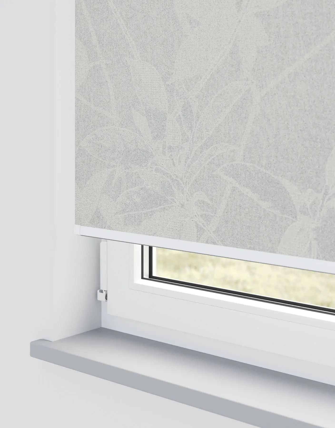 Elora Roller Blinds Electric in Grey — made-to-measure blinds