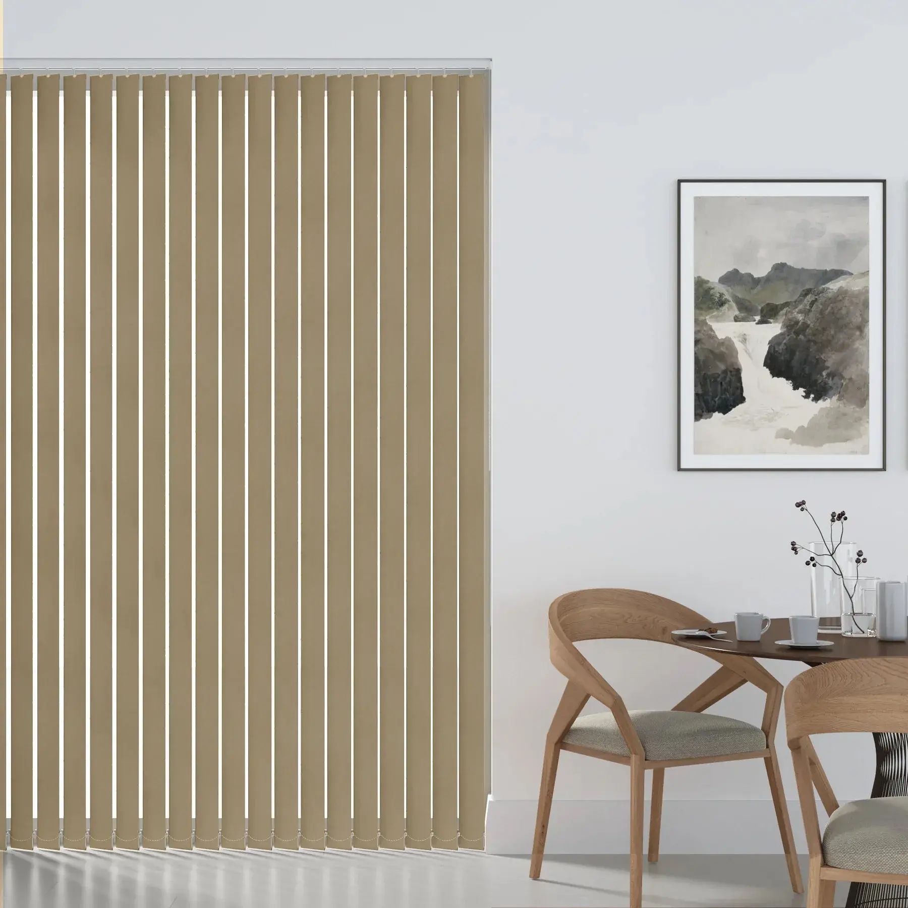 Rita Vertical Blinds Beige