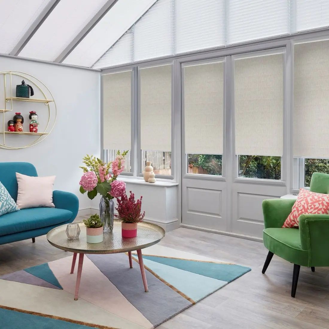 Weavework in Bark — made-to-measure blinds