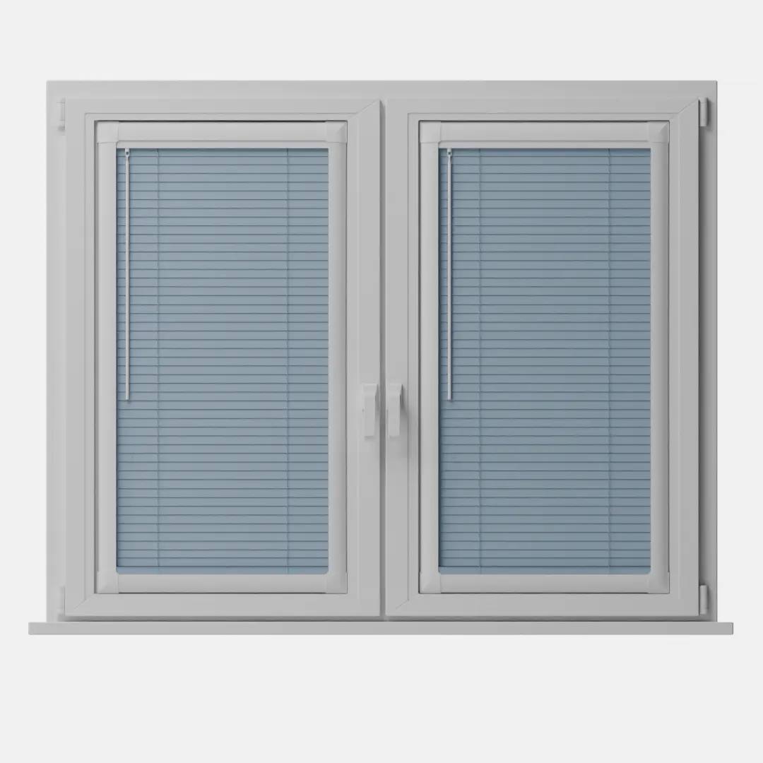 Perfect Fit No Drill Metal Venetian Blinds fitted in a British home