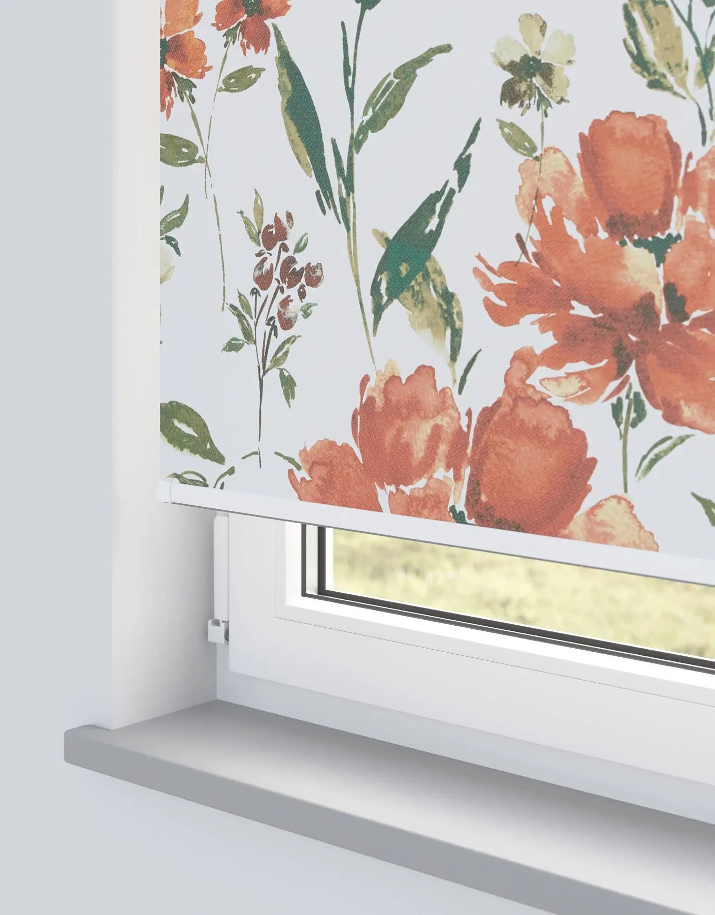 Florintina Roller Blinds in Rust — made-to-measure blinds