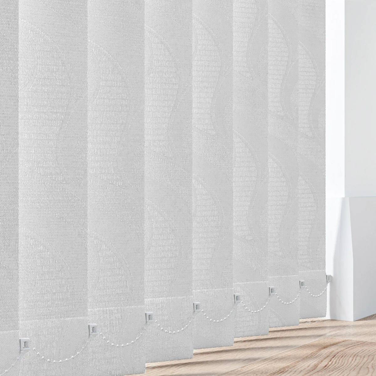 Milton Vertical Blinds fitted in a British home