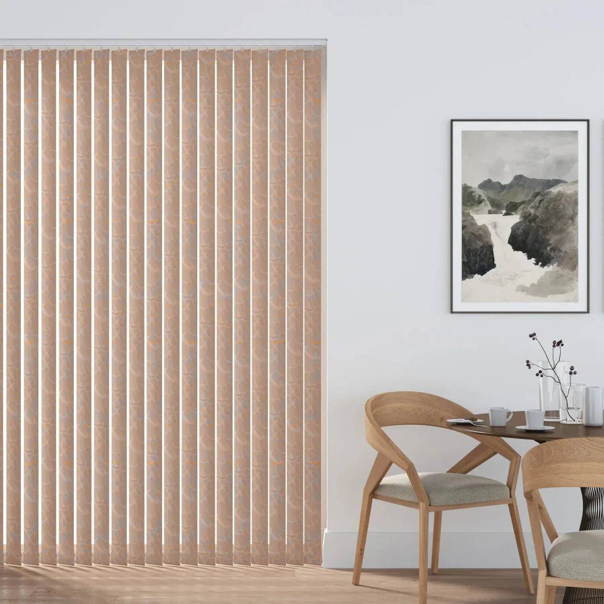 Swallow Vertical Blinds fitted in a British home