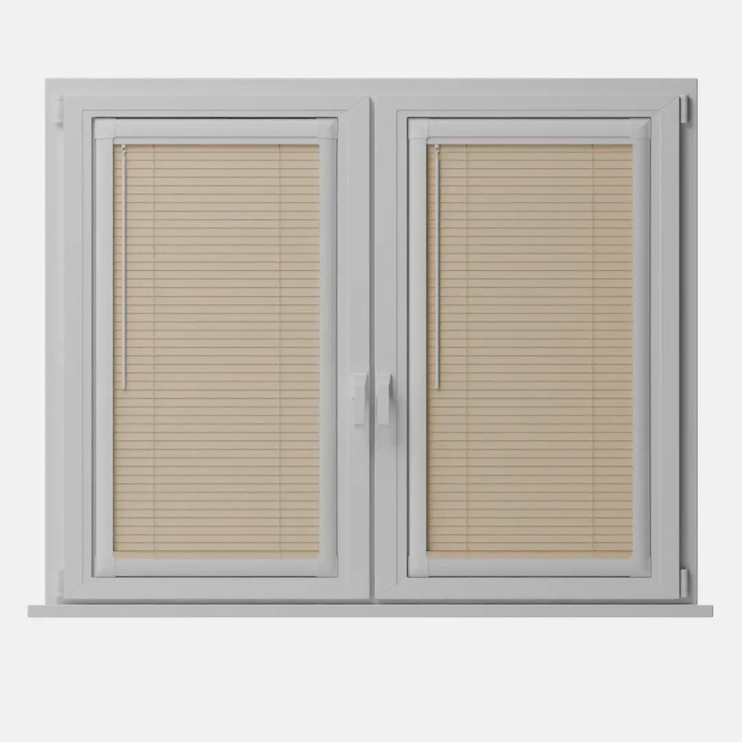 Perfect Fit No Drill Metal Venetian Blinds fitted in a British home