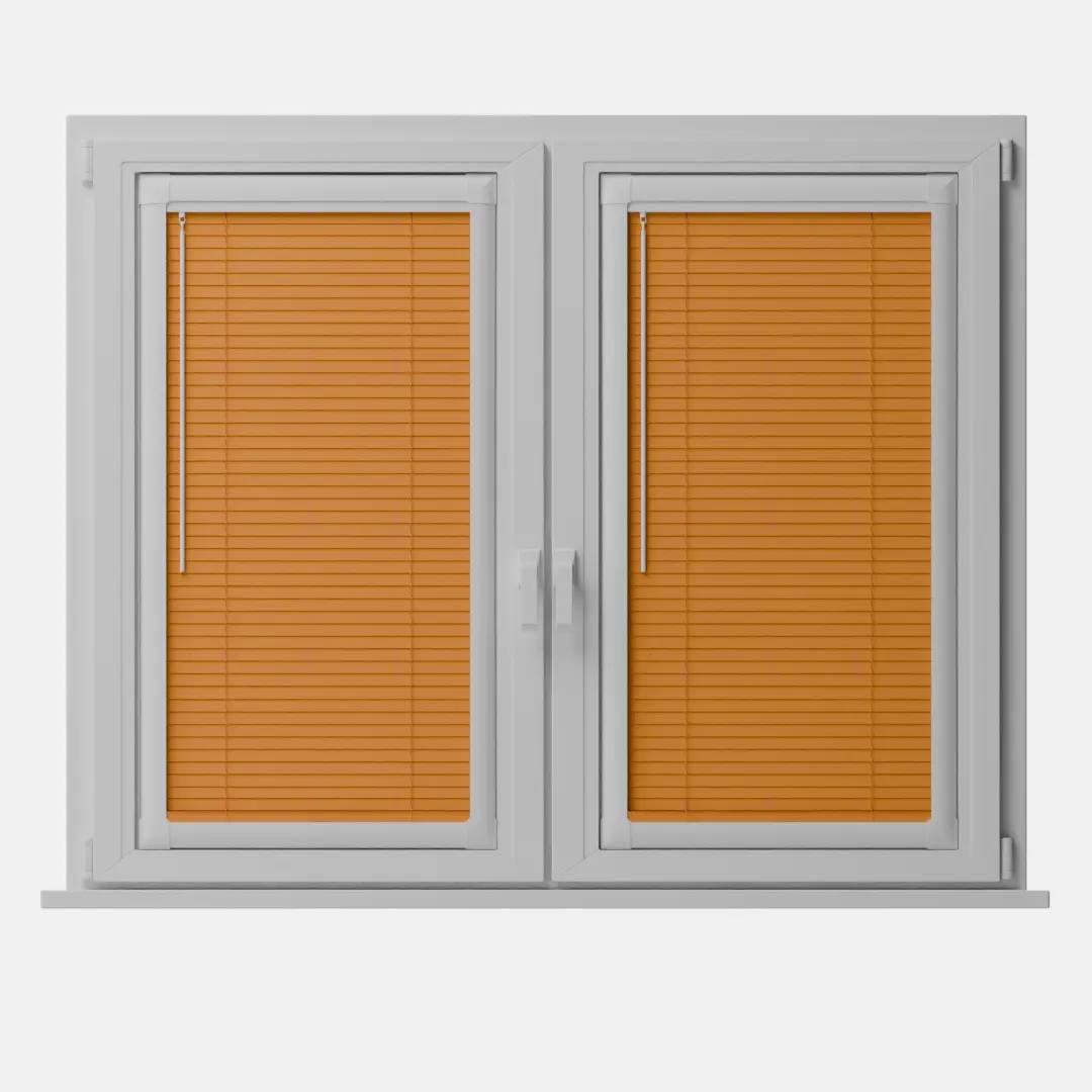 Perfect Fit No Drill Metal Venetian Blinds fitted in a British home